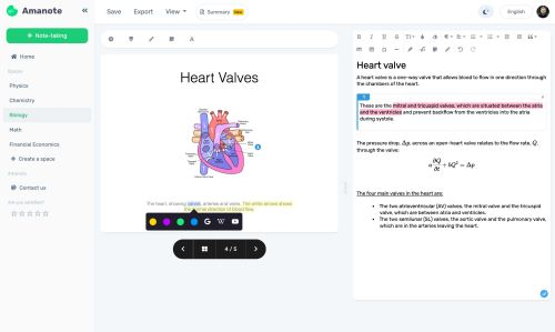 Amanote, l'outil de prise de notes digitales intégré à WebCampus